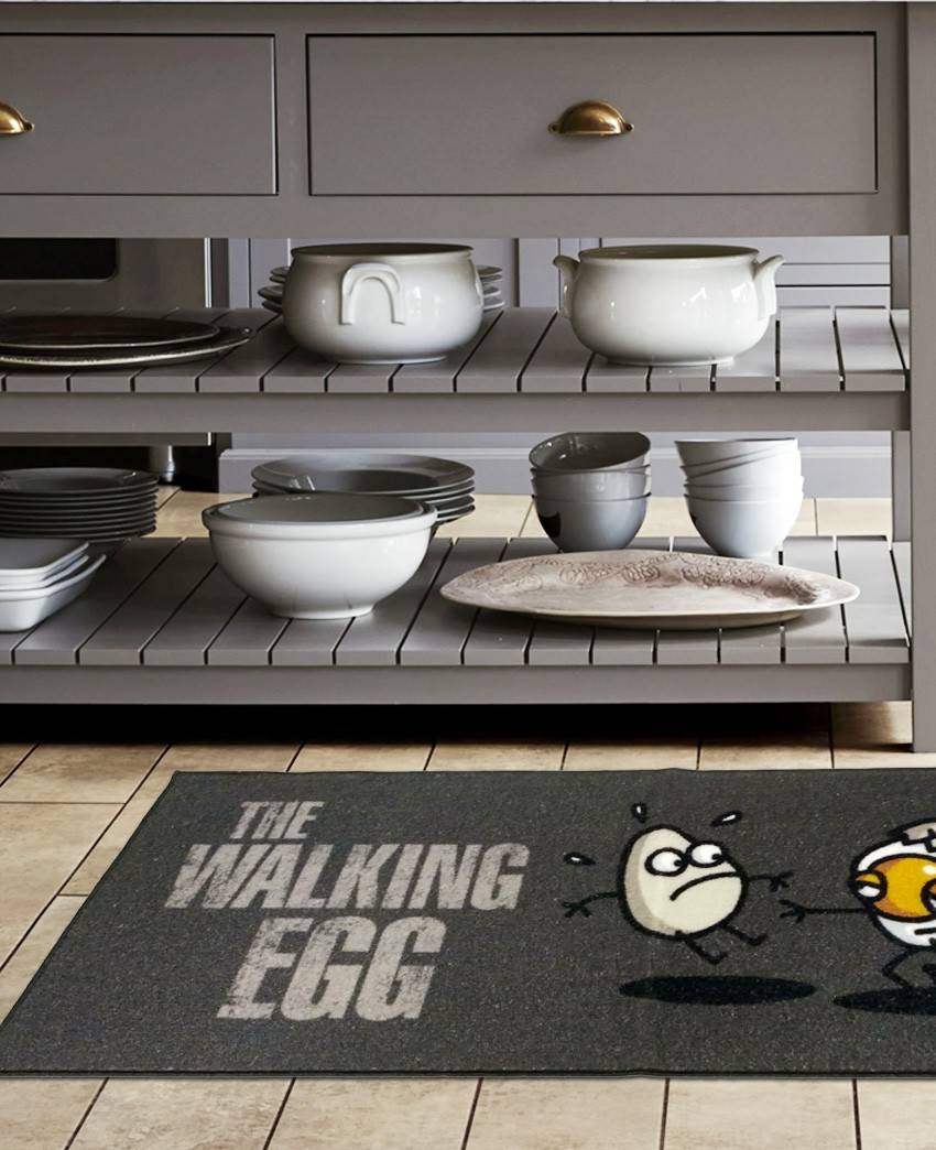 Alfombra cocina The Walking Egg (50x130cm)