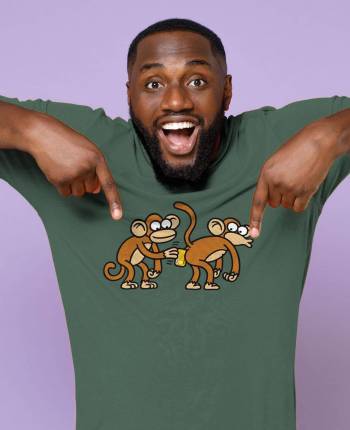 Monkey See Mens T-shirt