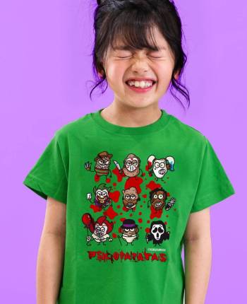 Camiseta infantil Psicopatatas